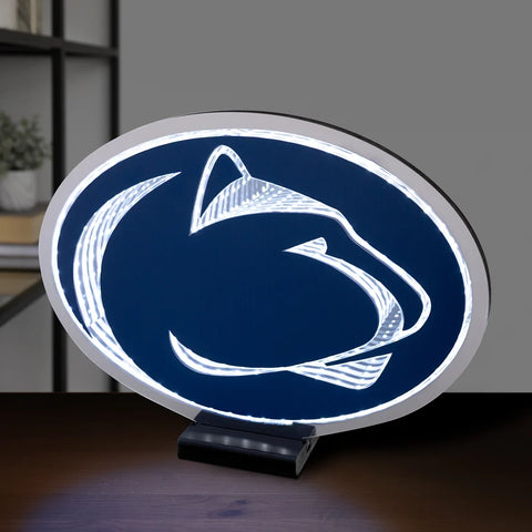 Penn State Nittany Lions LED Infinity Logo Light, Acrylic, w/UL Plug, 11"