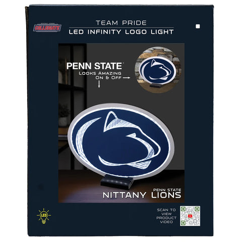 Penn State Nittany Lions LED Infinity Logo Light, Acrylic, w/UL Plug, 11"