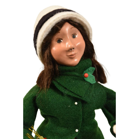 Ornament Family Girl Caroler Figurine, 10"
