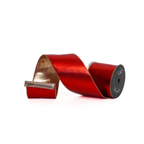 Molten Ribbon, 4" x 10yd (Red)