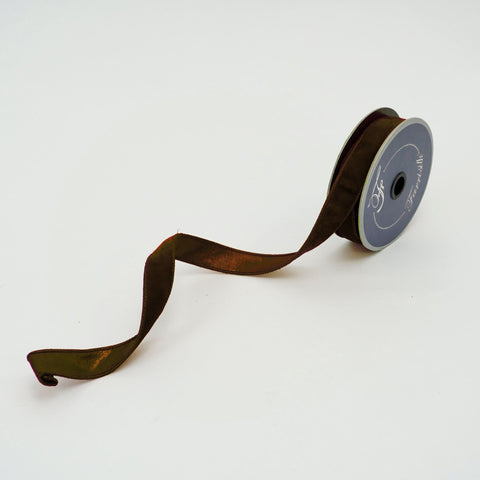 Velvet Luster Ribbon, 1" x 10yd (Chocolate)
