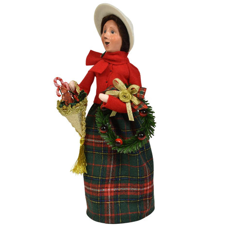 Sweets Family Woman Caroler Figurine, 13"