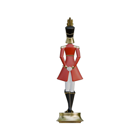 Large Fiberglass American Christmas Elongated Nutcracker Figure, 7.5'