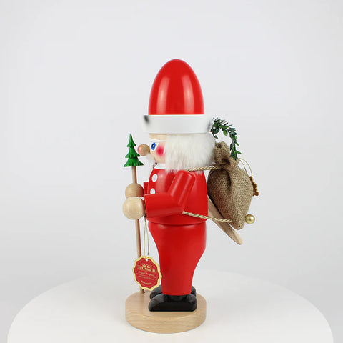 Chubby Santa Claus Nutcracker Figurine, 13"