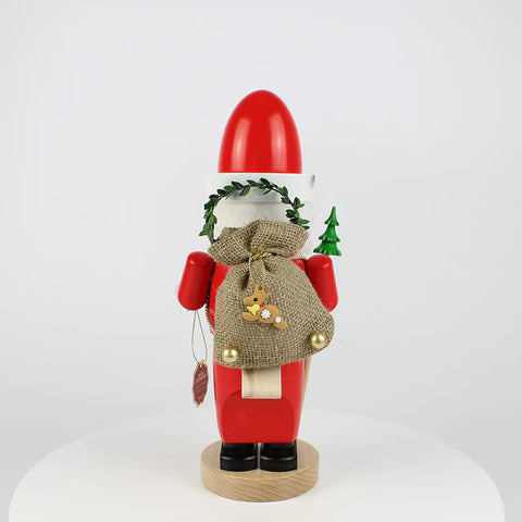 Chubby Santa Claus Nutcracker Figurine, 13"
