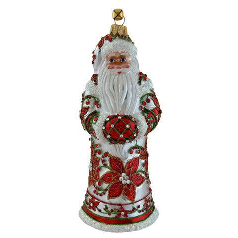 Glass Santa de Setta Ornament