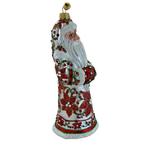 Glass Santa de Setta Ornament