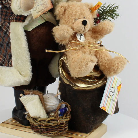 Santa Comes Around Nutcracker Figurine - Part 3, 18"