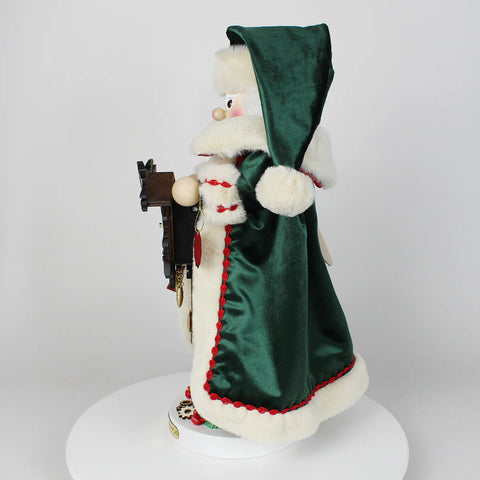 Santa Comes Around Nutcracker Figurine - Part 4: Journey Through the Black Forest, 18"