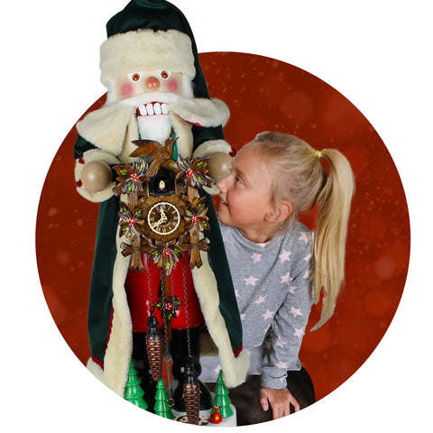 Steinbach Giant Cuckoo Clock Santa Nutcracker, 39" (Limited)