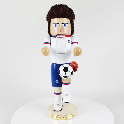 Steinbach US Soccer Player Nutcracker Figurine, 18"