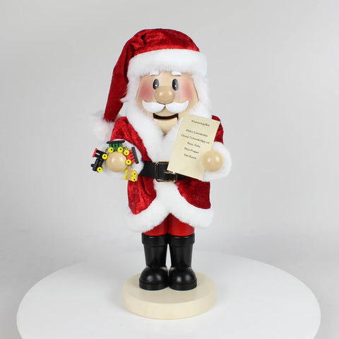 Steinbach Friendly Wishlist Santa Nutcracker Figurine, 18"