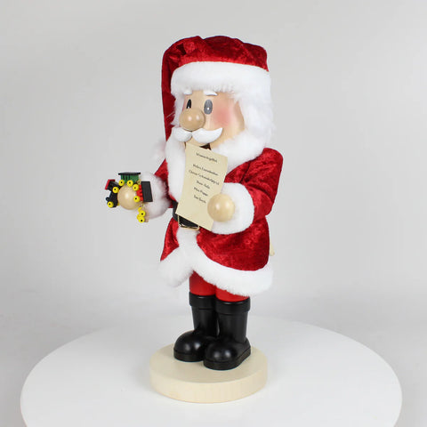Steinbach Friendly Wishlist Santa Nutcracker Figurine, 18"