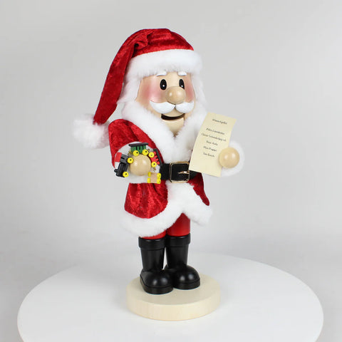 Steinbach Friendly Wishlist Santa Nutcracker Figurine, 18"