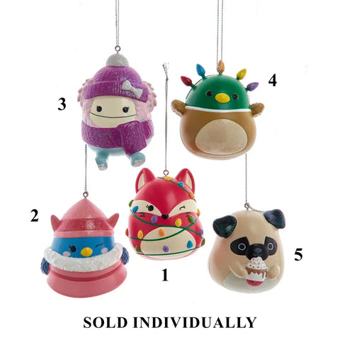 Squishmallows® Blow Mold Character Ornaments, 3.5" (5 styles - sold individually)