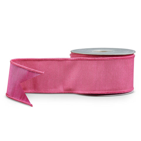 Pink Wired Ribbon, 2.5" x 10 YDS