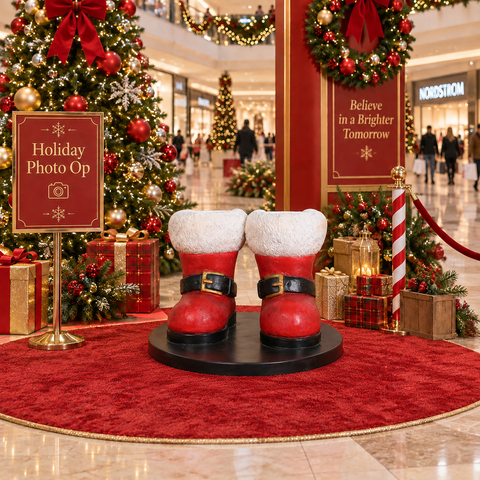 Santa Boots Photo Op