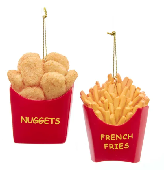 Fries OR Nuggets Resin Ornament