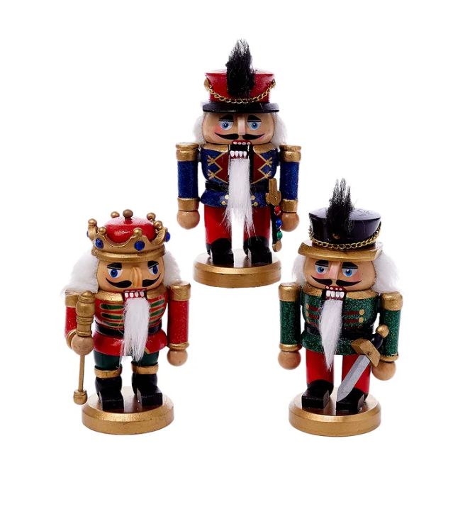 5" Miniature King and Soldier Nutcrackers