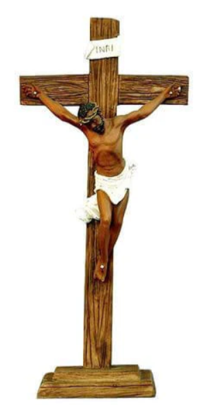 12.75" Jesus On Cross "INRI"