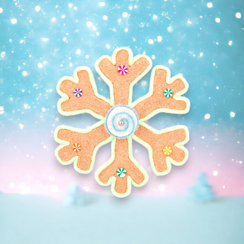 10in Small Pink Candy Snowflake