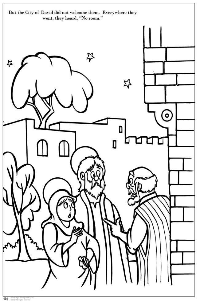 Real Story of Christmas Coloring Book