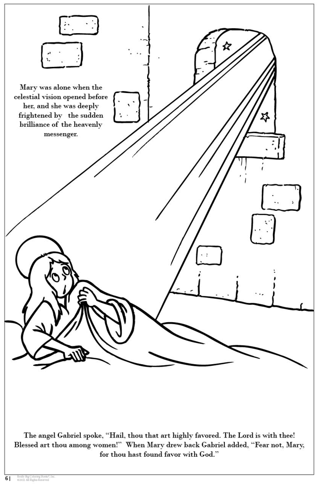Real Story of Christmas Coloring Book