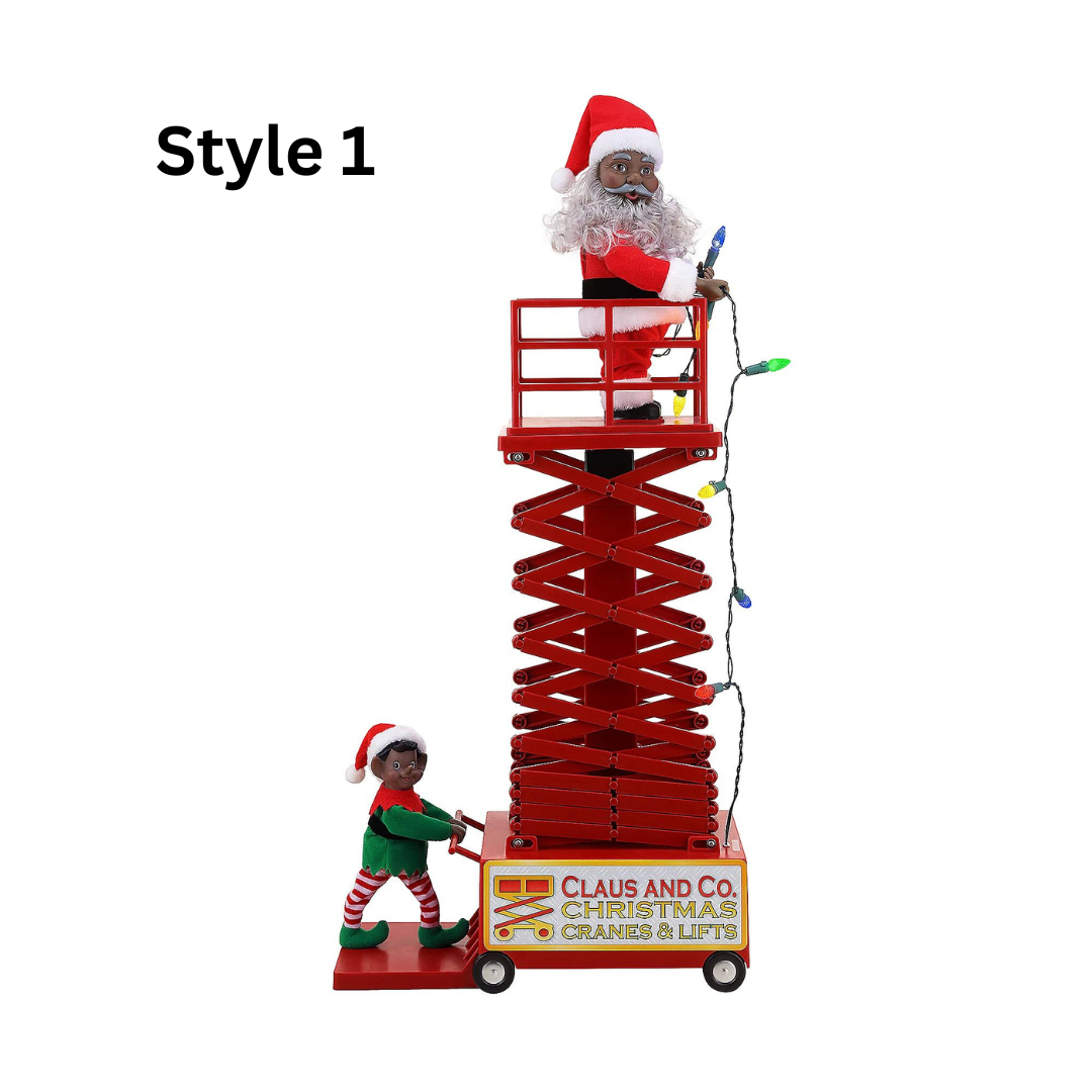 Mr. Christmas 50" Santa's Lift with Santa in Bucket