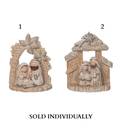 Resin Shining Nativity Figurine (2 styles - sold individually)