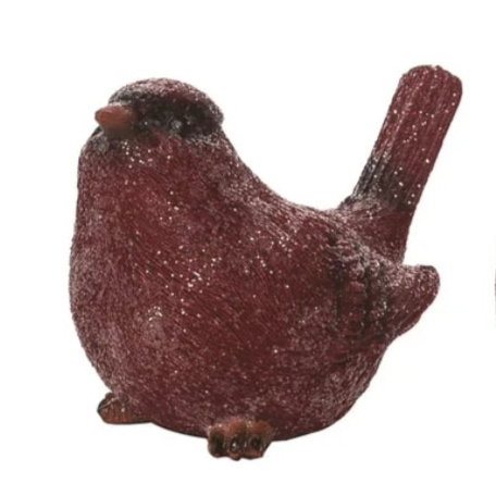 Resin Glittered Cardinal (3 styles - sold individually)