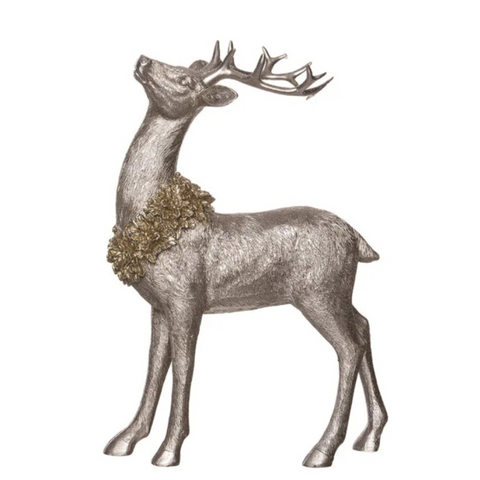 Resin Golden Reindeer Decor (2 styles - sold individually)