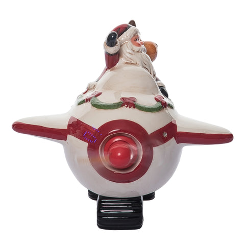 Dolomite Light Up Santa Reindeer Airplane w/Music