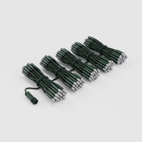Twinkly Pro Curtain, 10x25 RGB LEDs, PLC, Green Wire