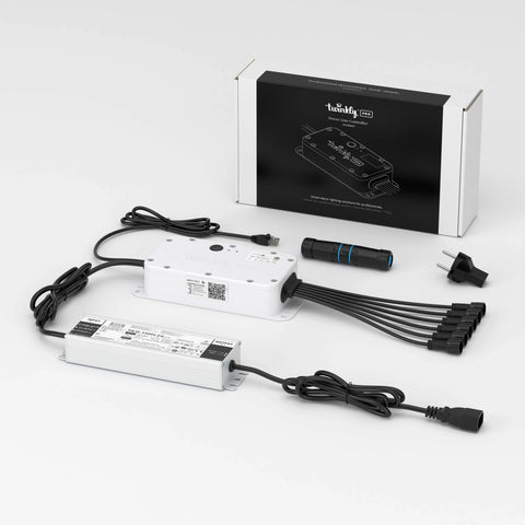 Twinkly Pro Controller, 6 PLC Ports, Ethernet, US-EU plug