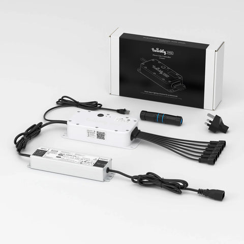 Twinkly Pro Controller, 6 PLC Ports, Ethernet, US-EU plug