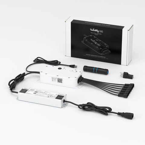 Twinkly Pro Controller, 6 PLC Ports, Ethernet, US-EU plug