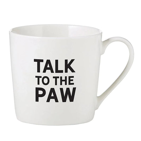 Talk To The Paw Cafe Mug