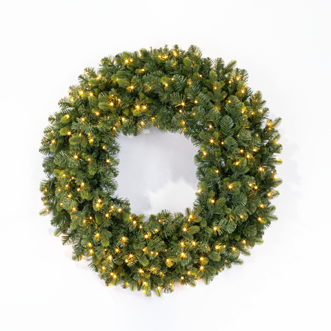 Trendline Wreath, LED Lit, 48"