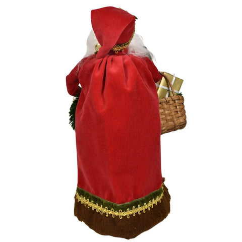 English Countryside Santa Caroler Figurine, 13"