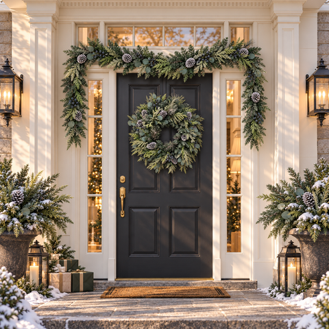 Verdant Bliss Wreath, 32"