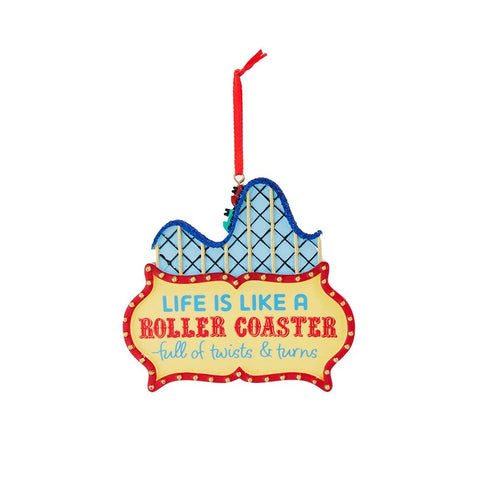 Carnival Sign With Sayings Ornament, 4" (3 styles - sold individually)
