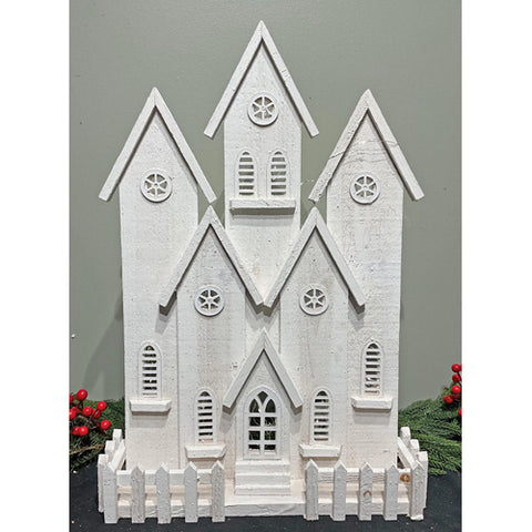 White LED Townhouse, 24"