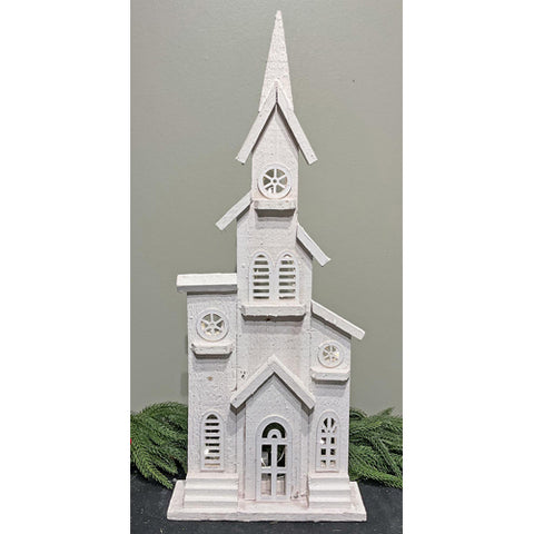 White LED House, 23"