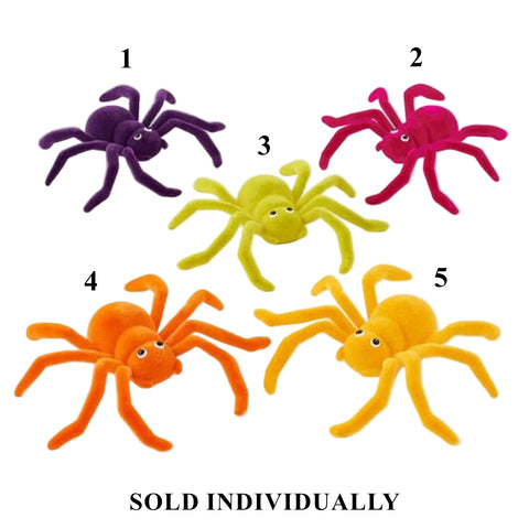 Flocked Spider, 15" (5 styles - sold individually)
