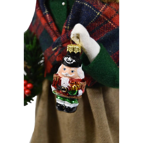 Ornament Family Woman Caroler Figurine, 13"