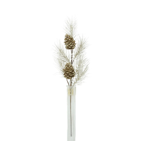 Needle Pine/Pinecone Spray, 30" (Champagne)
