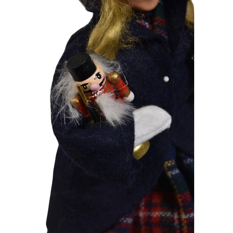 Nutcracker Family Girl Caroler Figurine, 10"