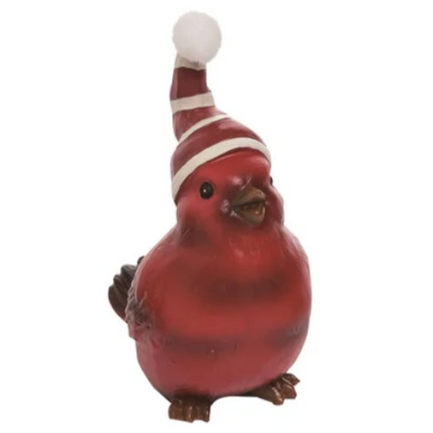 Resin Cardinal w/Hat Figurine (4 styles - sold individually)