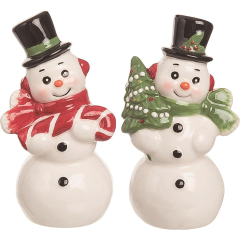 Dolomite Retro Snowman Salt & Pepper Shaker (Set of 2)