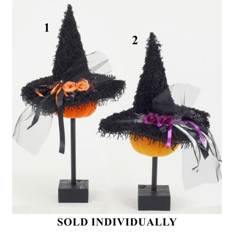 Shaggy Witch Hat, 16" (2 styles - sold individually)